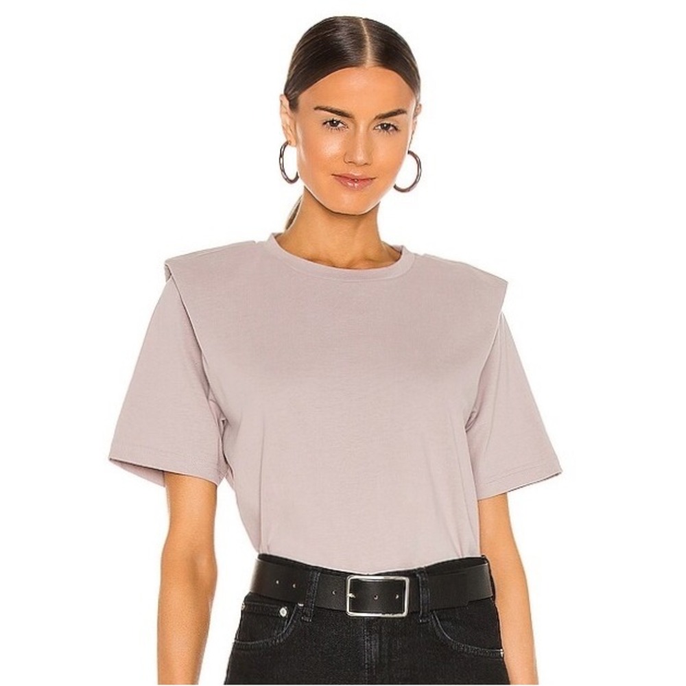 Pistola | Brileigh Shoulder Pad Pleat Top Bark Size L